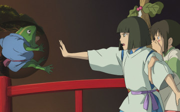 Картинка аниме spirited+away тихиро хаку