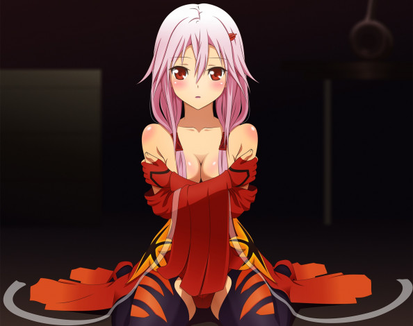 Обои картинки фото аниме, guilty crown, девушка