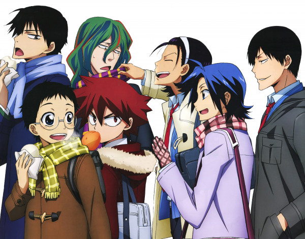 Обои картинки фото аниме, yowamushi pedal, парни