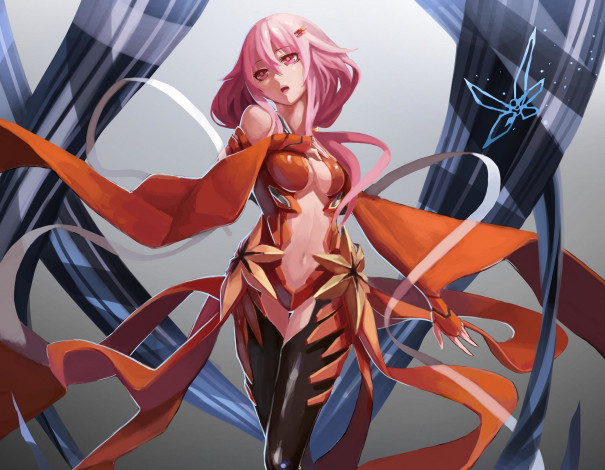 Обои картинки фото аниме, guilty crown, девушка