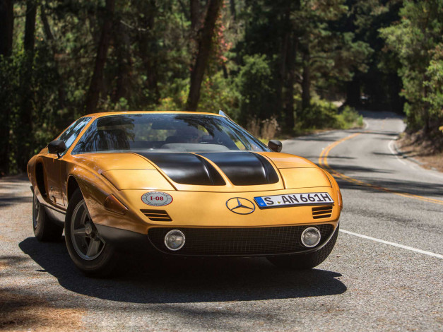 Обои картинки фото mercedes-benz c111-ii d сoncept 1976, автомобили, mercedes-benz, 1976, сoncept, d, c111-ii