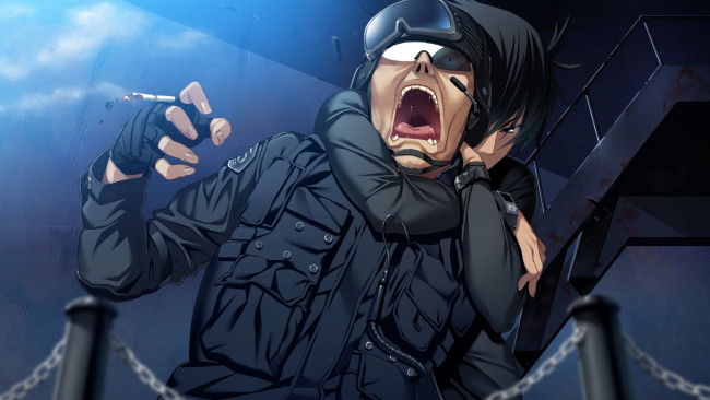 Обои картинки фото аниме, grisaia no kajitsu, убийство