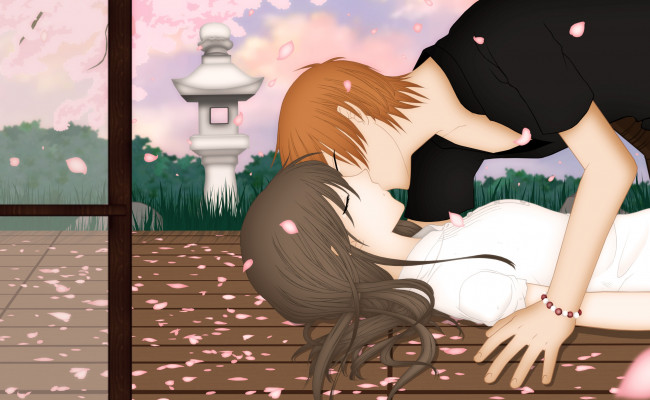 Обои картинки фото аниме, fruits basket, персонажи