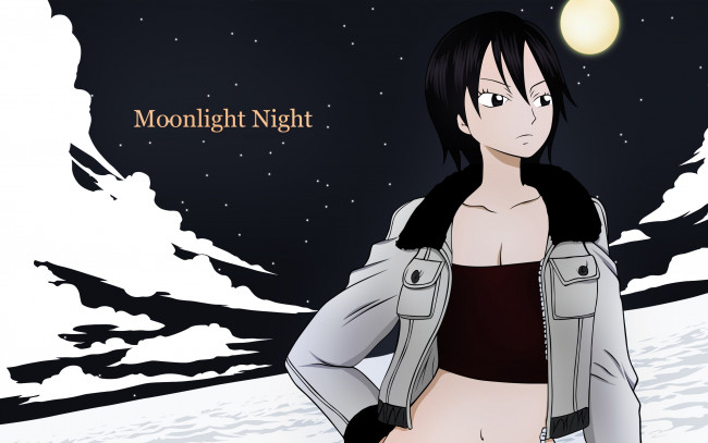 Обои картинки фото аниме, fairy tail, взгляд, девушка, фон