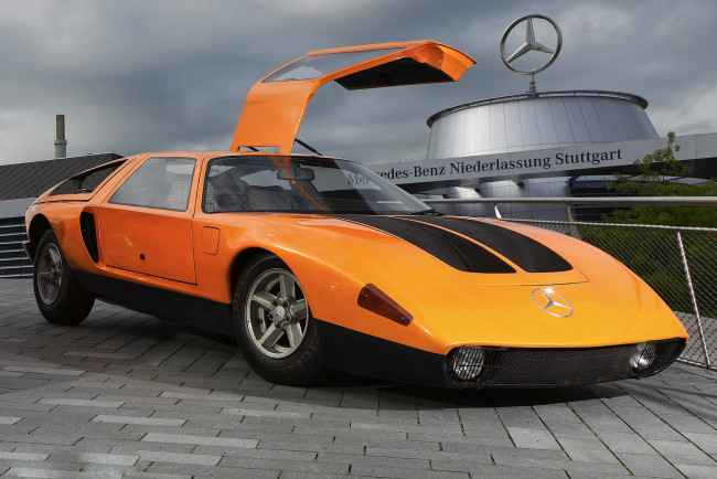 Обои картинки фото mercedes-benz c111-ii d сoncept 1976, автомобили, mercedes-benz, сoncept, d, c111-ii, 1976