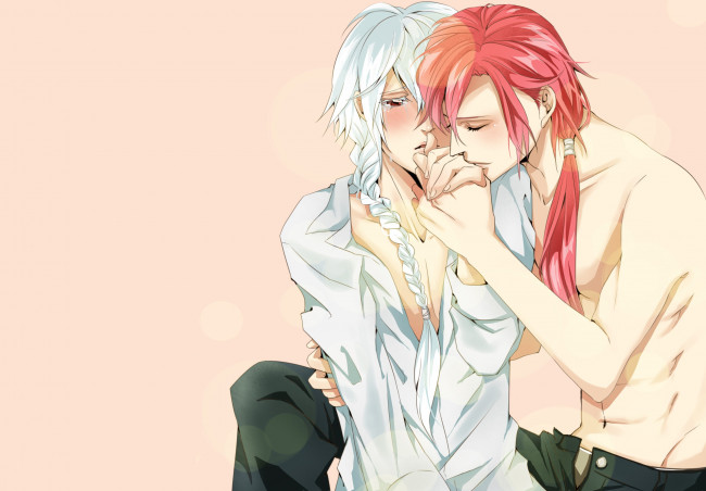 Обои картинки фото аниме, unknown,  другое, сёнен-ай, парни