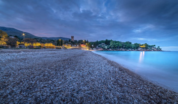 Картинка италия города -+пейзажи облака горы здания водоем камни фонари