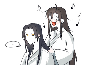 обоя рисованное, комиксы, вэй, усянь, лань, ванцзи