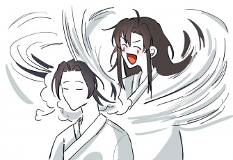 Картинка рисованное комиксы вэй усянь лань ванцзы