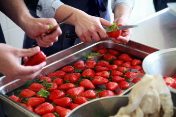 Картинка еда клубника +земляника