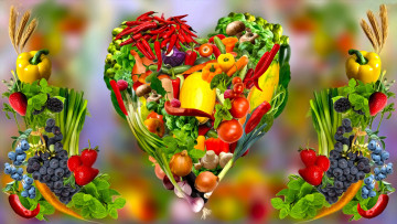 Картинка векторная+графика еда+ food коллаж