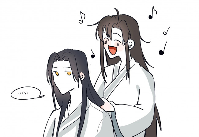 Обои картинки фото рисованное, комиксы, вэй, усянь, лань, ванцзи