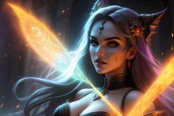 Картинка фэнтези маги +волшебники нейросети графика нейроарт ai art нейронные сети рисунки нейро искусство