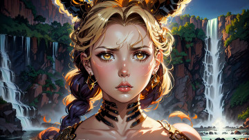 Картинка аниме пейзажи +природа нейросети графика нейроарт ai art нейронные сети рисунки нейро искусство