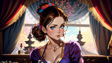 Картинка аниме unknown +другое+ нейросети графика нейроарт ai art нейронные сети рисунки нейро искусство