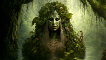 Картинка фэнтези существа нейросети графика нейроарт ai art нейронные сети рисунки нейро искусство