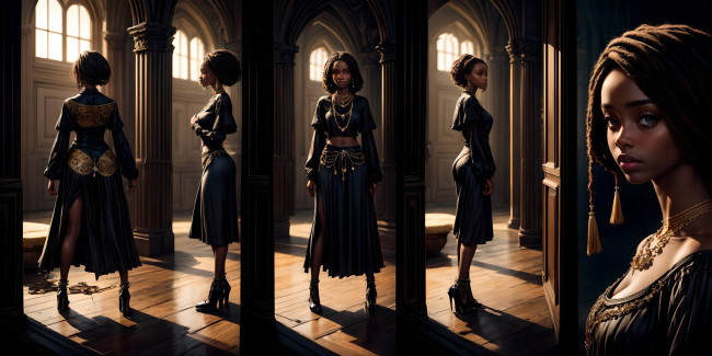 Обои картинки фото фэнтези, девушки, нейросети, графика, нейроарт, ai, art, нейронные, сети, рисунки, нейро, искусство