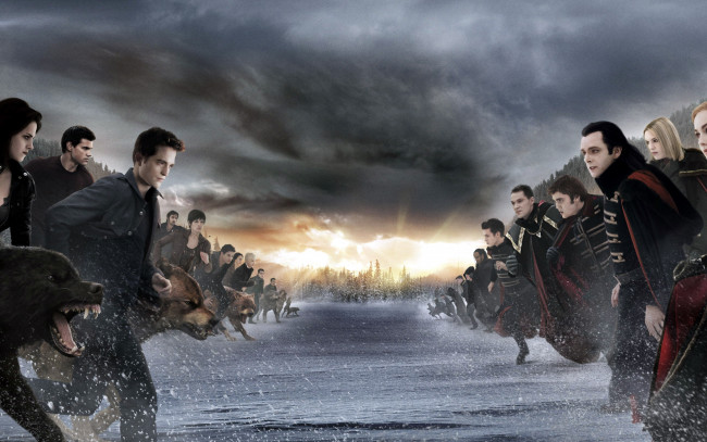 Обои картинки фото кино фильмы, the twilight saga,  breaking dawn part 2, вампирская, сага