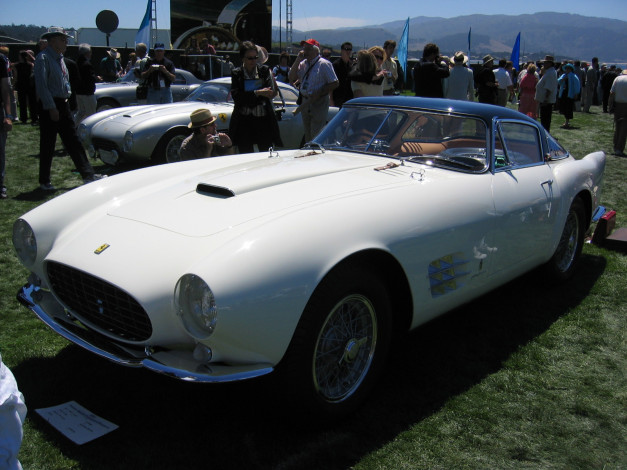 Обои картинки фото 1955, ferrari, 375mm, pinin, farina, berlinetta, speciale, автомобили, выставки, уличные, фото