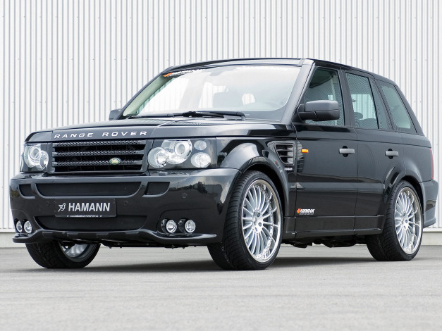 Обои картинки фото 2006, hamann, range, rover, sport, camo, автомобили