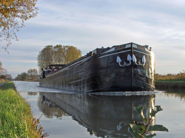 Обои картинки фото корабли, баржи