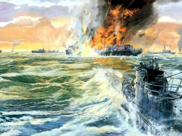 Обои картинки фото корабли, рисованные