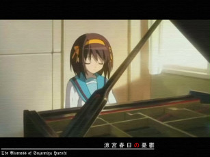 Картинка the melancholy of haruhi suzumiya аниме