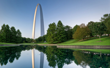 Картинка gateway arch in st louis природа парк