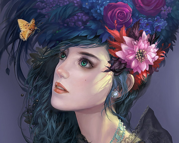 Обои картинки фото фэнтези, девушки