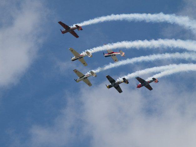 Обои картинки фото авиашоу, тукумсе, латвия, авиация, другое