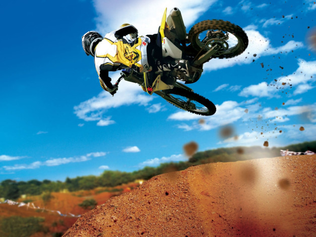 Обои картинки фото спорт, мотокросс