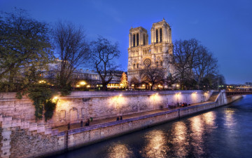 Картинка notre dame de paris города париж франция