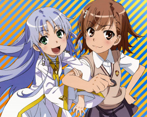 Картинка аниме toaru majutsu no index девушки