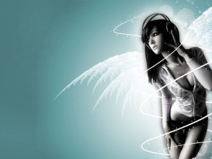 Картинка -Unsort+Креатив девушки unsort креатив девушка наушники