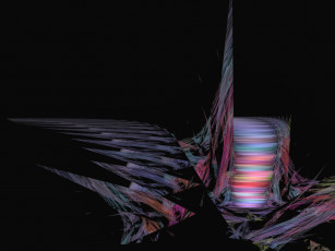 Картинка 3д графика fractal фракталы абстракция