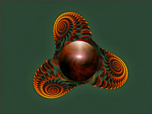 Картинка 3д графика fractal фракталы фрактал