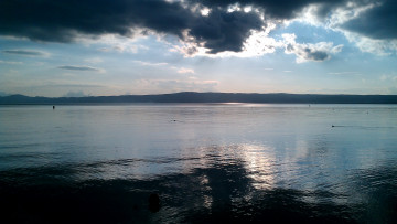 Картинка природа реки озера вода облака тучи