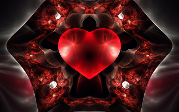 Картинка 3д графика fractal фракталы абстракция