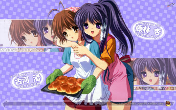 Картинка аниме clannad девушки