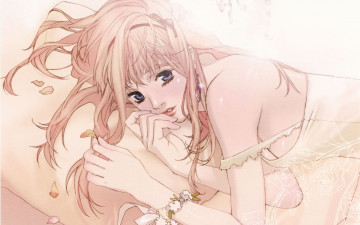 Картинка аниме macross frontier девушка