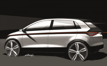 Картинка автомобили векторная графика audi a2