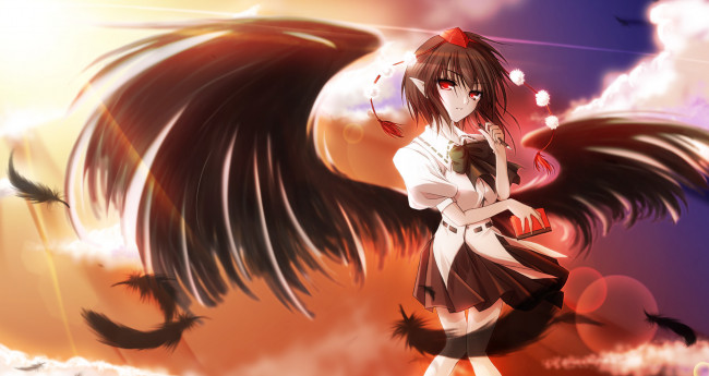 Обои картинки фото аниме, touhou, айя, шамейиару