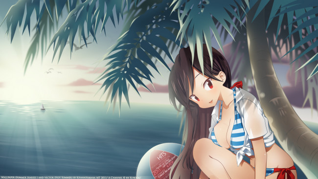 Обои картинки фото channel, аниме, yuuko