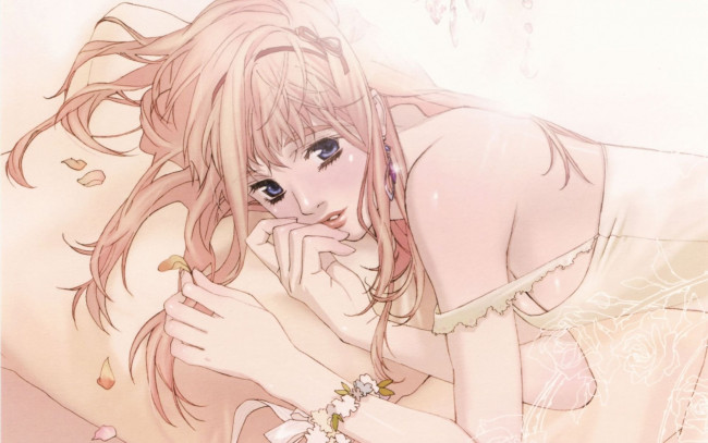 Обои картинки фото аниме, macross, frontier, девушка