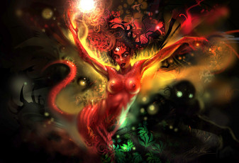 Картинка фэнтези существа магия