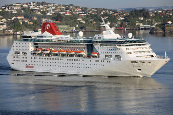 Картинка корабли лайнеры пейзаж вода круиз