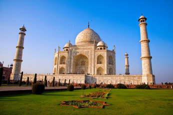Картинка города тадж махал индия мавзолей мечеть
