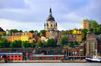 Картинка города стокгольм швеция здания