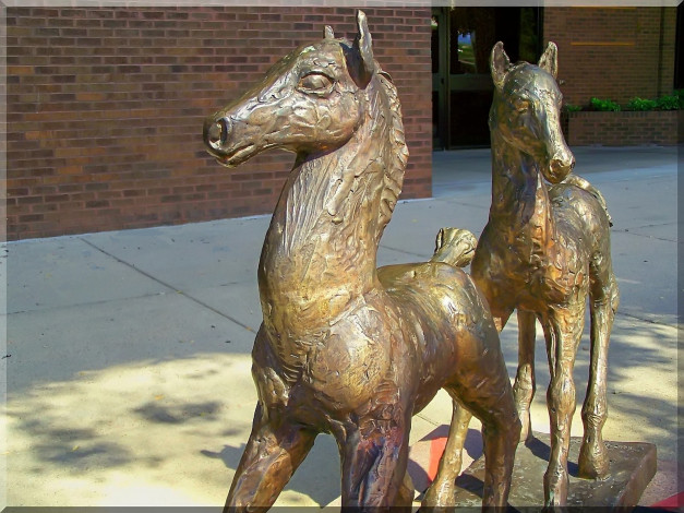 Обои картинки фото разное, рельефы, статуи, музейные, экспонаты, лошадь