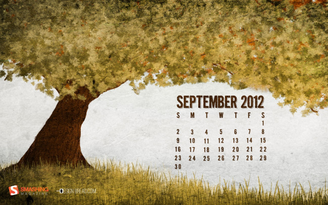 Обои картинки фото календари, рисованные, векторная, графика, дерево